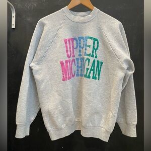 90’s Fruit of loom 25th anniversary Upper Michigan crewneck sweatshirt Size S